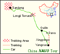 guangxi: trek lijiang and terrace