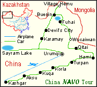 Overland In Xinjiang (north-south)(18 Days)Overland In Xinjiang (north-south)(18 Days)